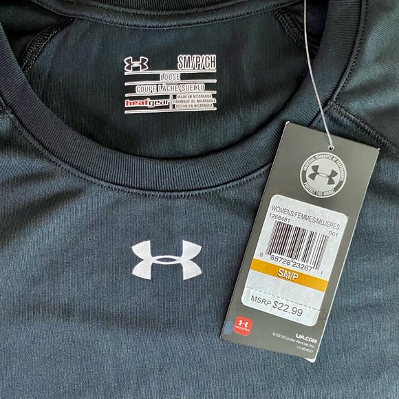 UNDER ARMOUR Women's Black Short Sleeve Locker Tee - Picture 6 of 8